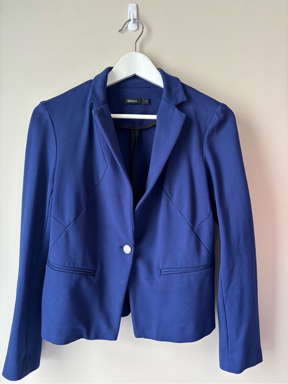 Reitmans Cobalt Blue Single-Button Blazer